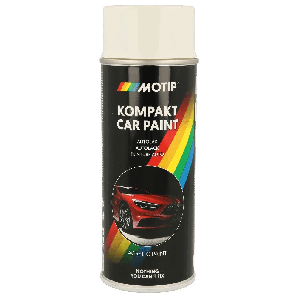 Motip Auto Akrylspray hvid højglans 500ml