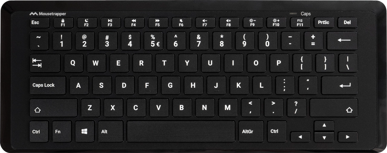 Mousetrapper Type Mini Keyboard QWERTY Nordic