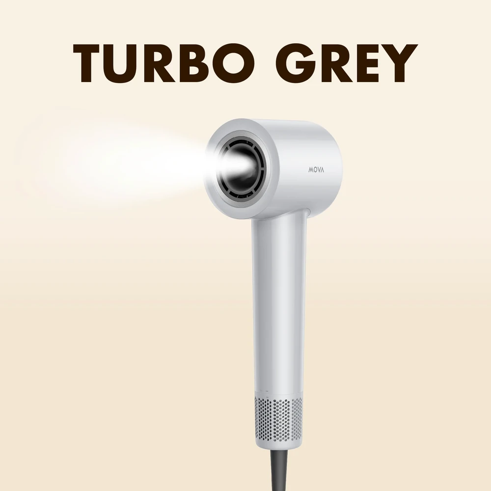 Hair dryer Mova Turbo  gray color