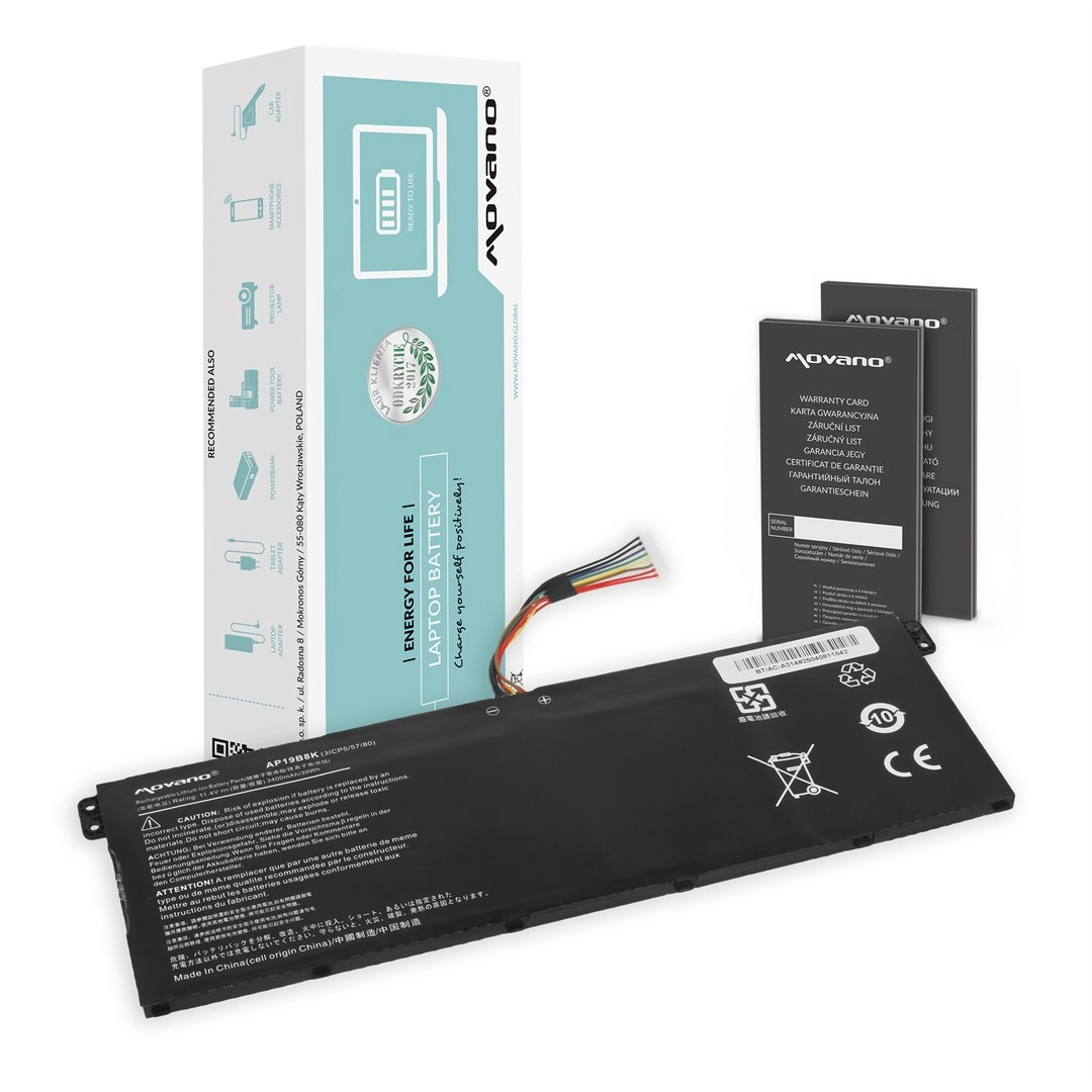 Bateria AP19B8K do Acer Aspire 3