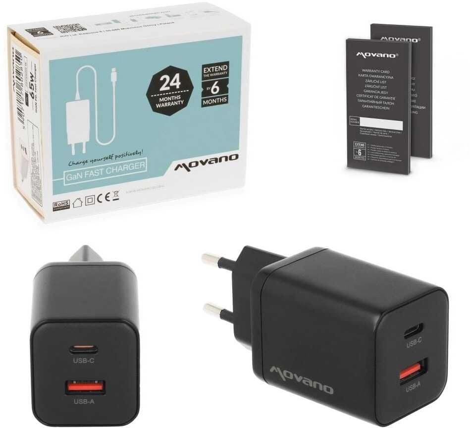 Ładowarka Movano GaN 45W USB-C PD