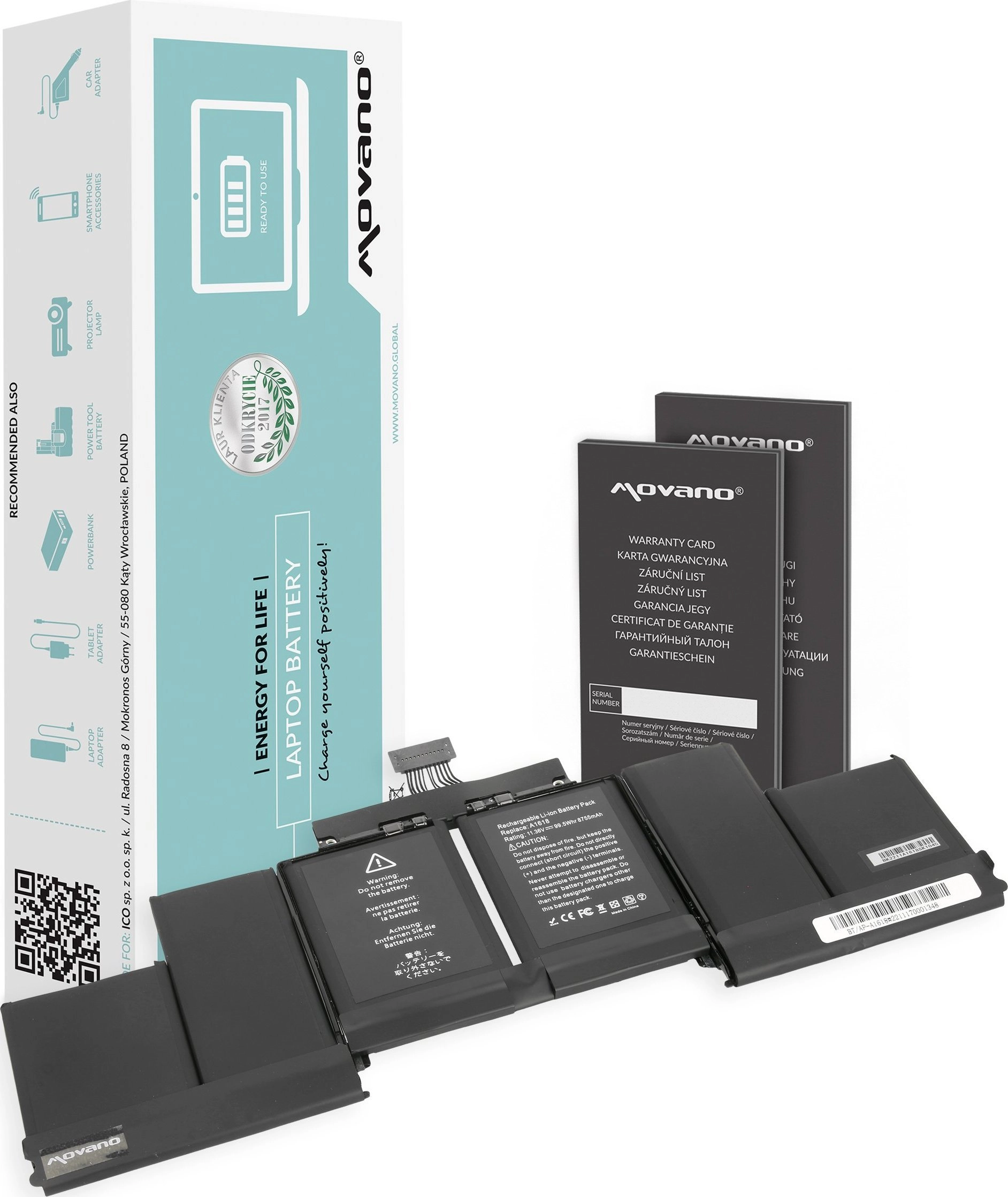 Bateria A1618 MacBook Pro 15 Retina