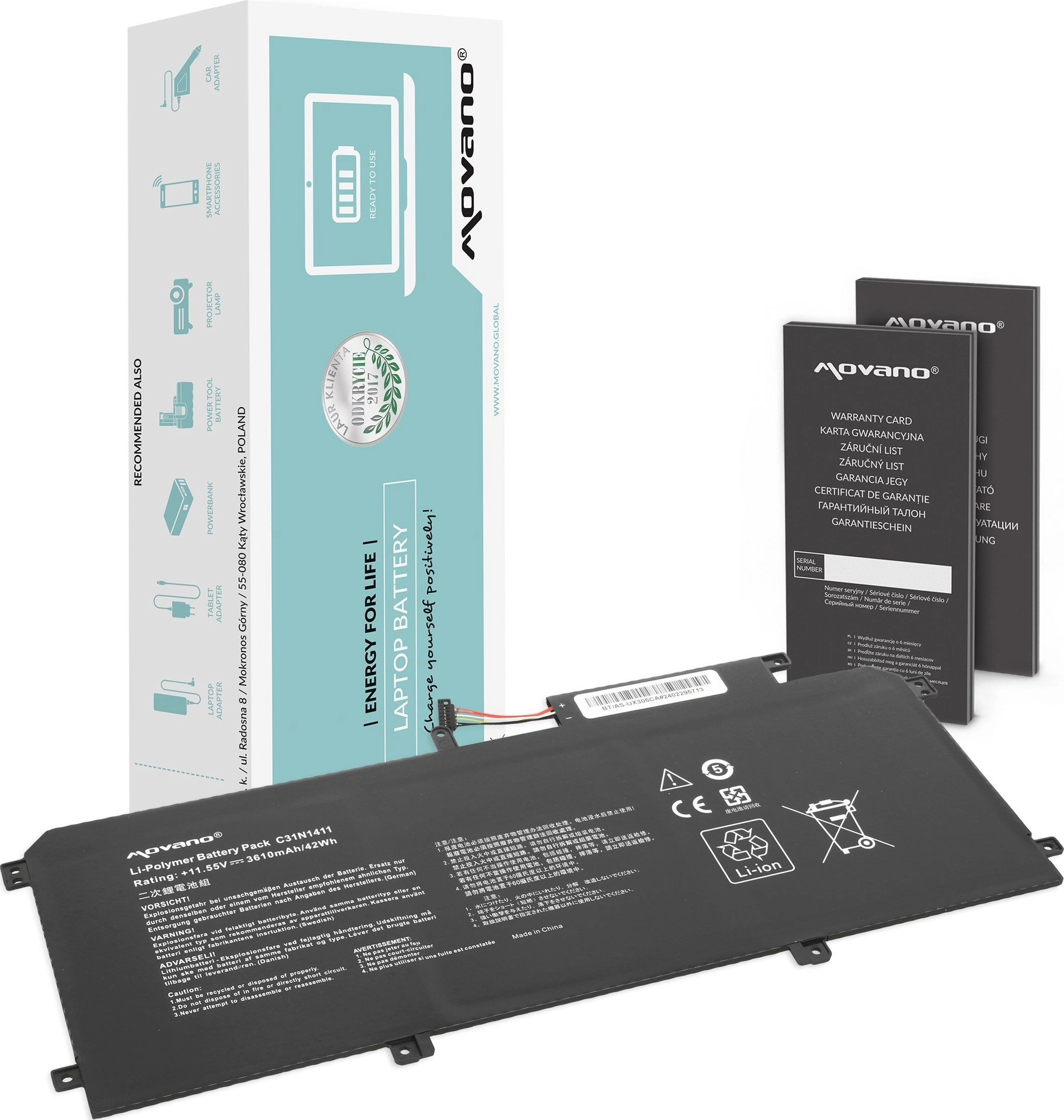 Bateria C31N1411 Asus Zenbook UX305 U305F