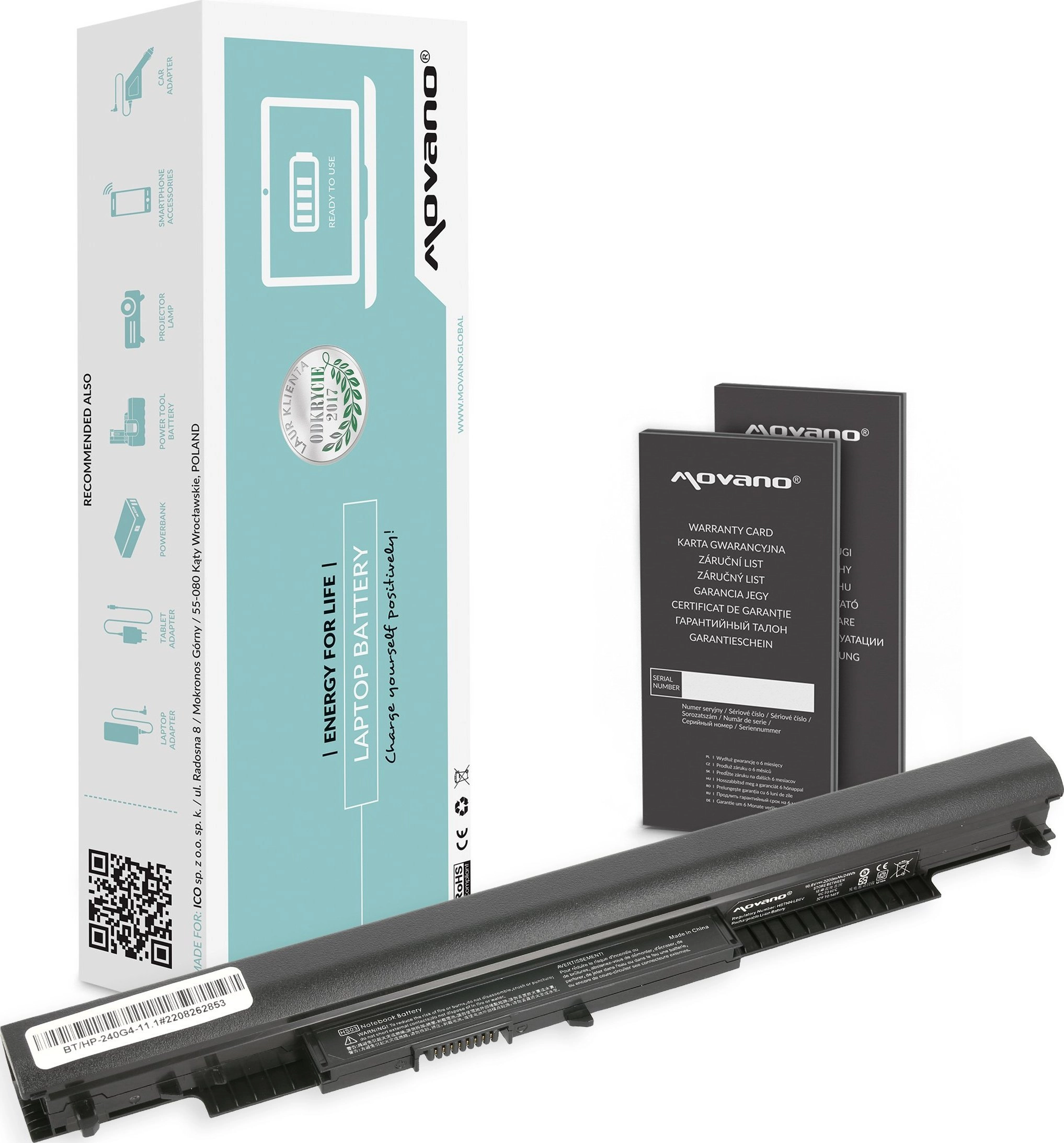 Bateria Movano Bateria HS03 HS04 HSTNN-LB6U