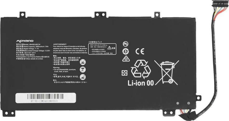 Bateria do Huawei Matebook 13 WRT-W19