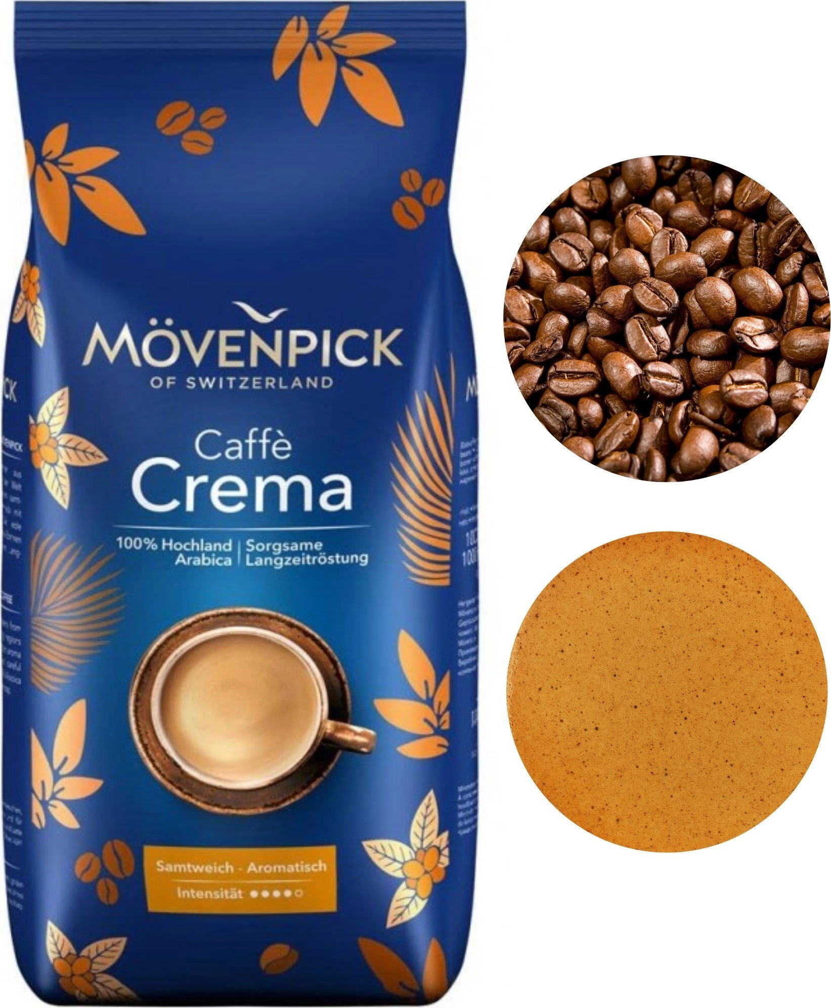 Kawa ziarnista Movenpick Caffe Crema 1