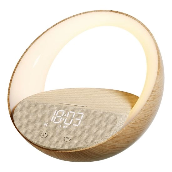 Moye Aurora Glow Lamp with Clock