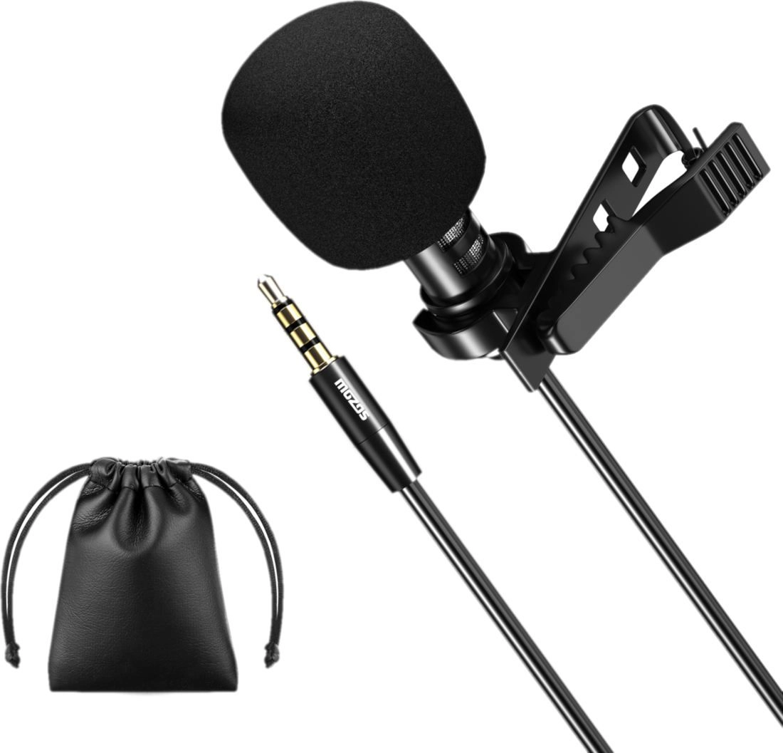 Mozos lavalier microphone with call clip