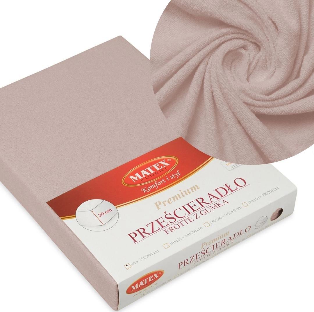 Multitex Prześcieradło 100 x 200 Frotte