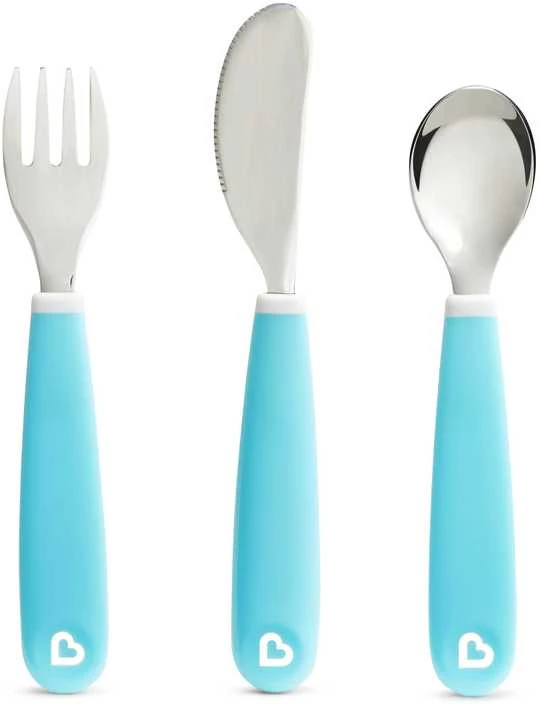 MUNCHKIN Cutlery Set Splash Blue 3