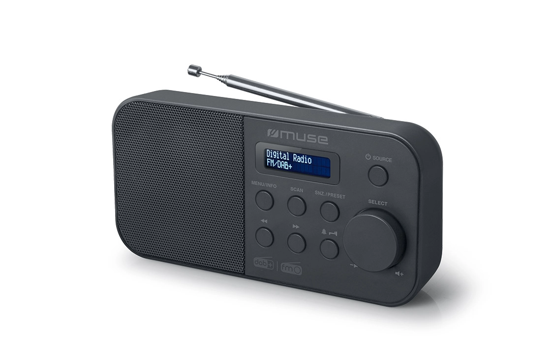 Muse M-109 DB radio Portable Black