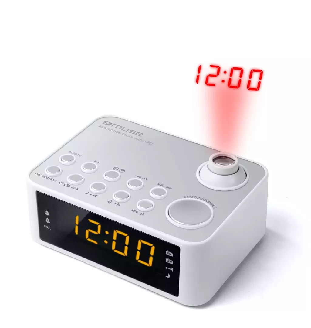 Muse M-178 PW Clock Digital Silver