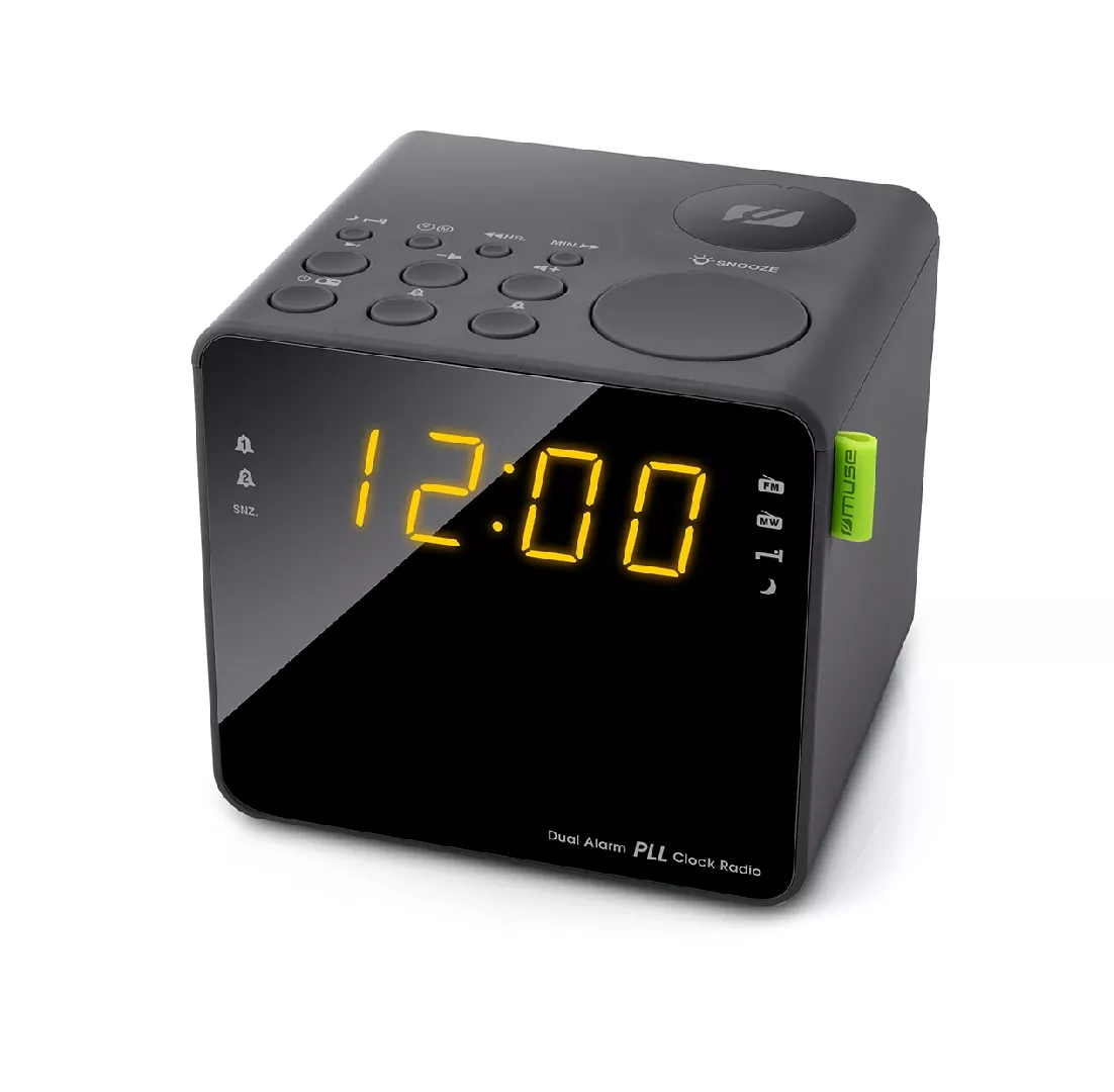 Muse M-187CR radio Clock Digital Black