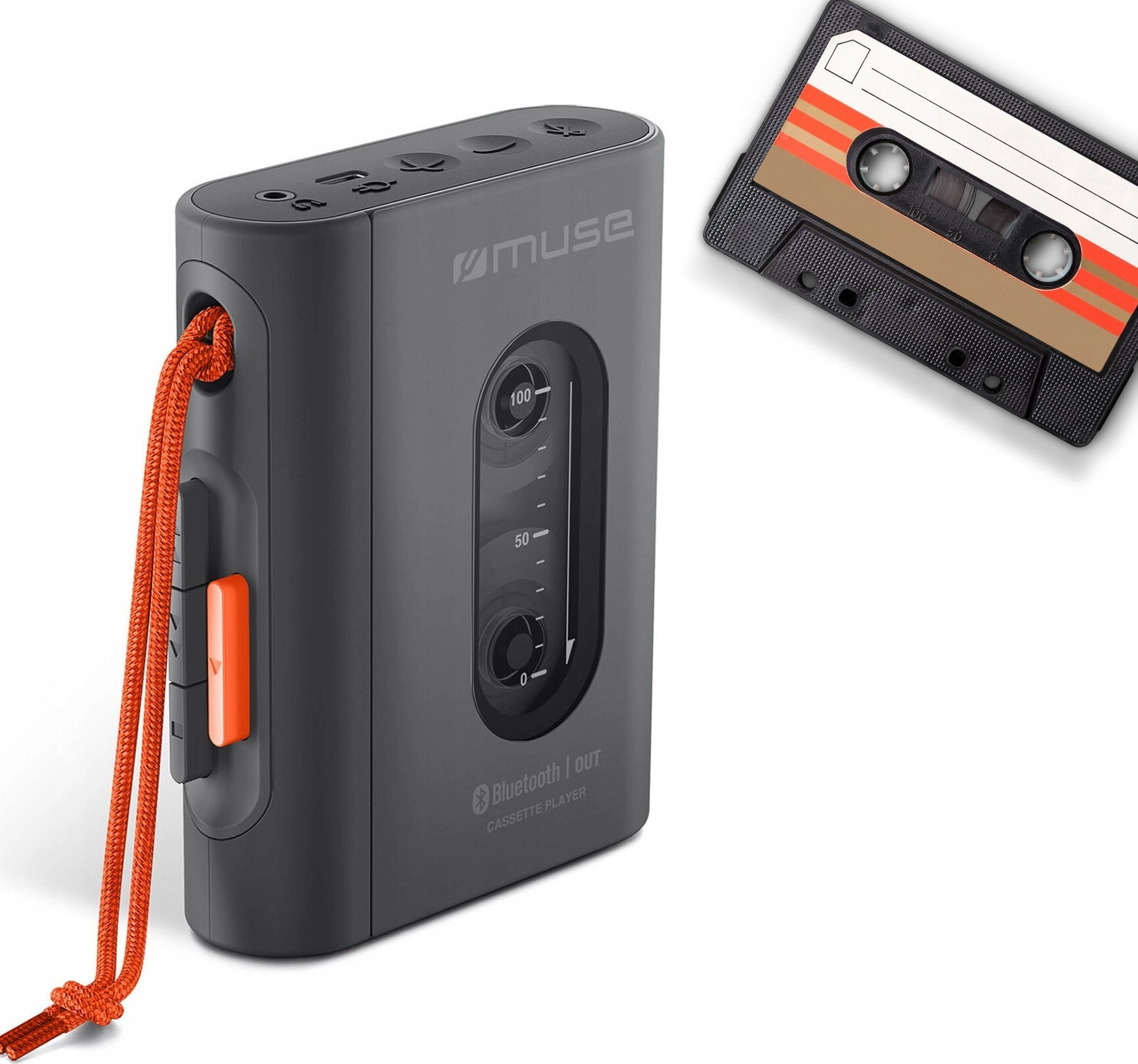 Muse M-132  black - Portable cassette