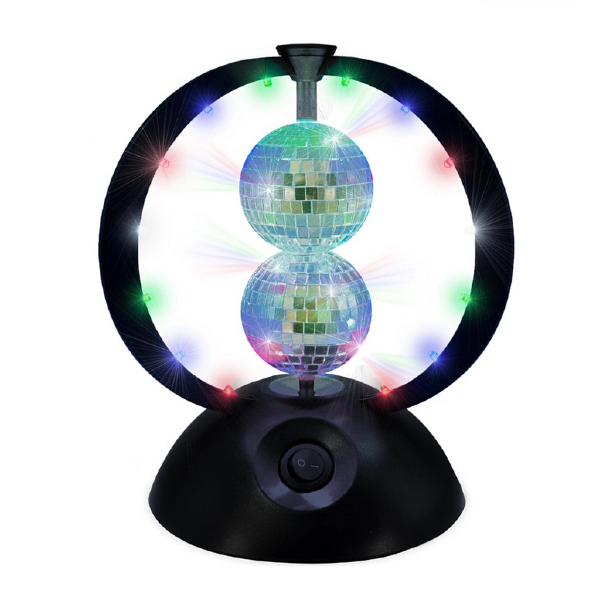 Music - Rotating Double Mirror Balls