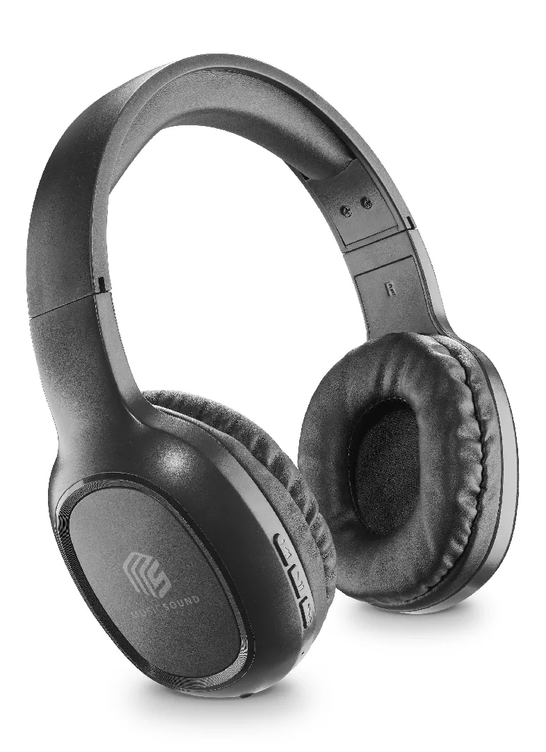 Music Sound 8018080355882 Austiņas Bezvadu Zvani / mūzika Bluetooth Melns