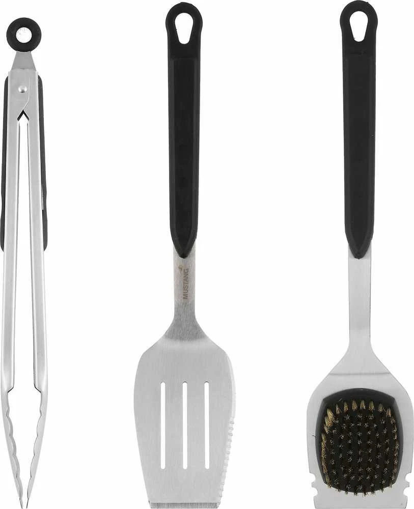 Mustang Pro -grillausvälinesetti 3-osaa 303314 6410413033146