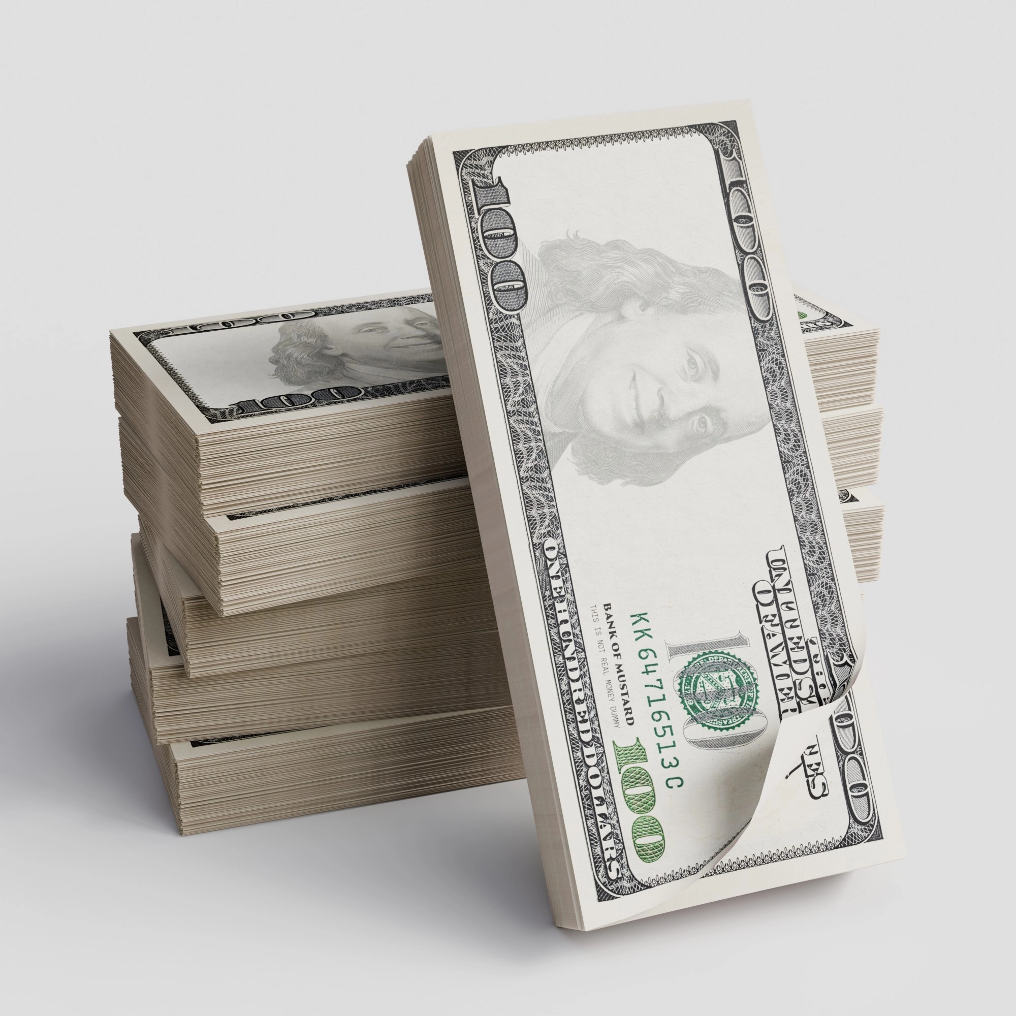 Mustard - Cash Sticky Notes -