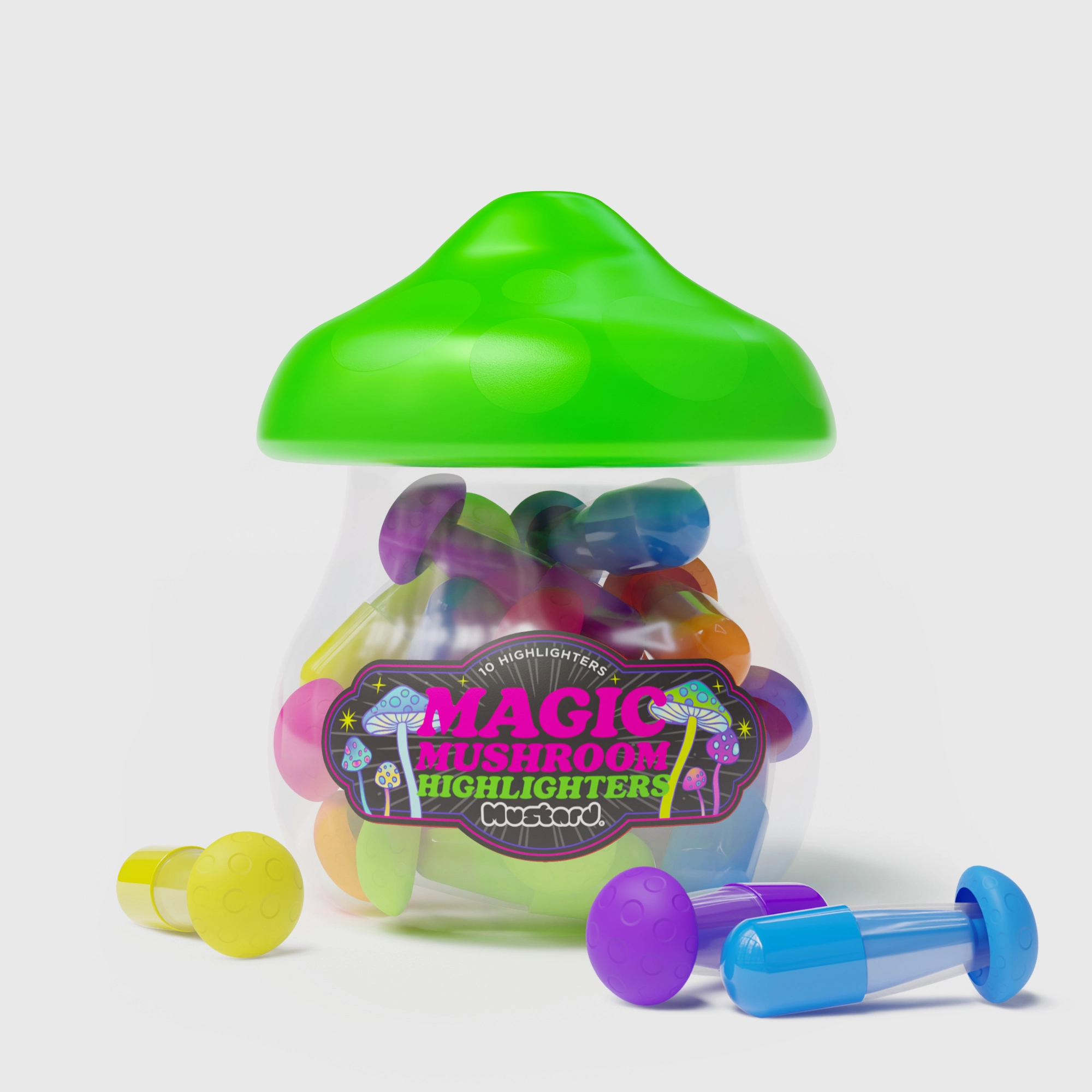 Mustard - Magic Mushroom Highlighters -