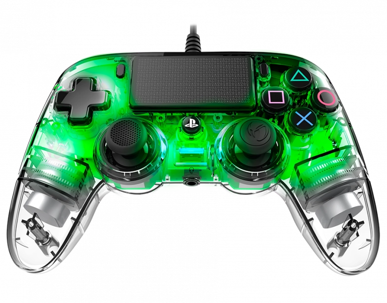NACON PS4OFCPADCLGREEN Gaming Controller Green  Transparent