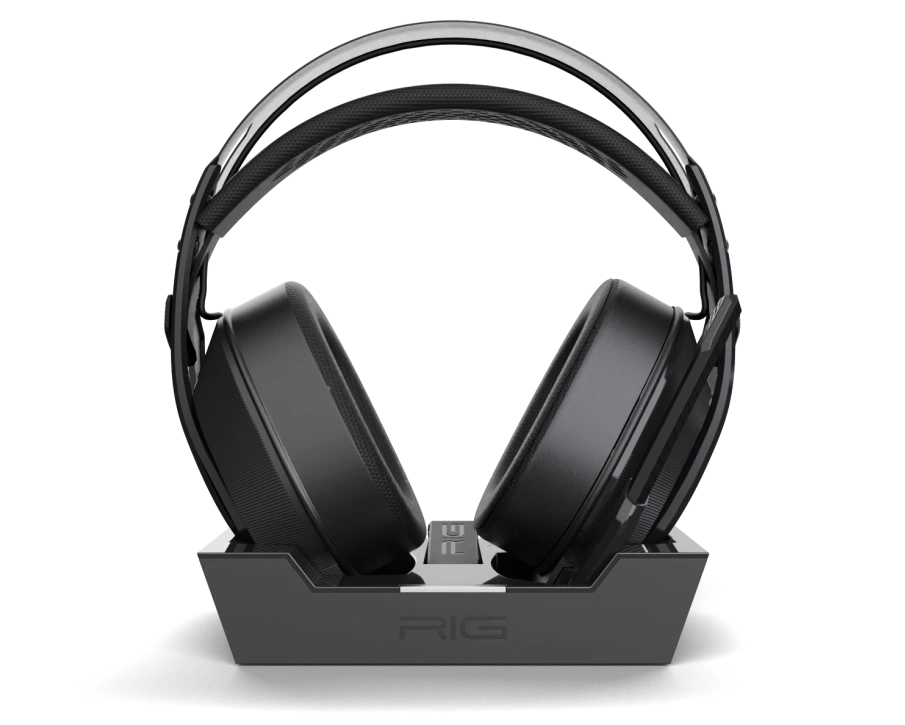NACON RIG 900 MAX HX Austiņas Bezvadu Speļu Bluetooth Uzlādes statīvs Melns