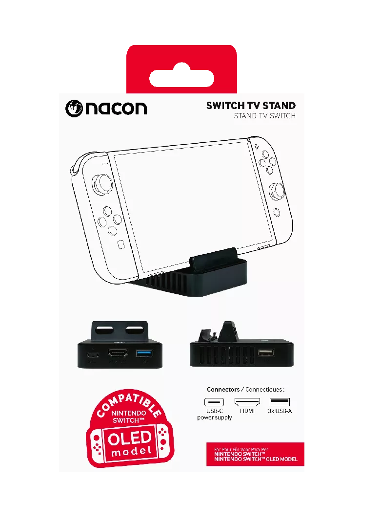 NACON SWITCHTVSTAND game console part/accessory Docking