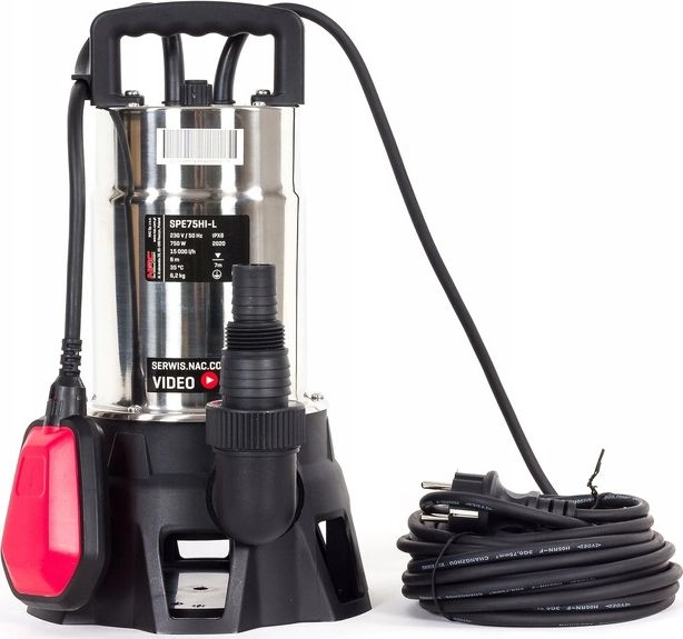 NAC DIRTY WATER PUMP 750W 15000l/h