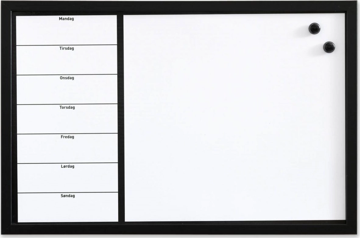 NAGA Magnetic week board whiteboard 60