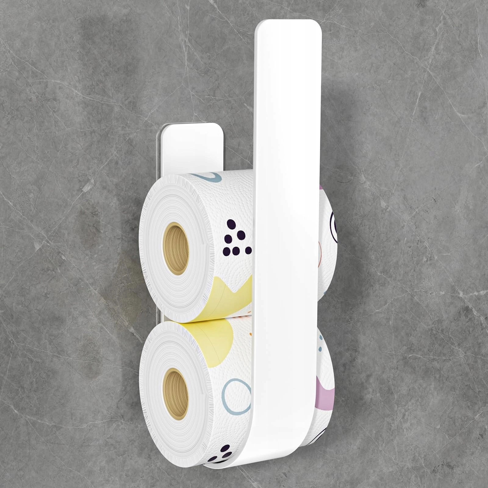 Toilet roll holder White White 150x120x120mm