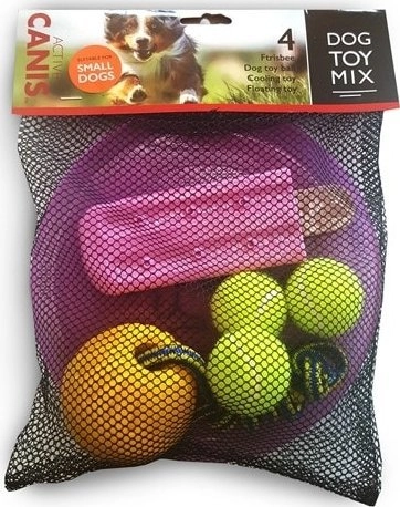 Dog toys mix 4 pcs (frisbee