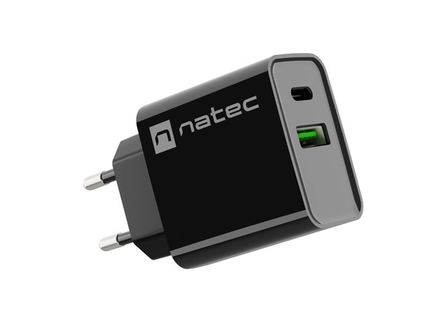 NATEC RIBERA Universal Black AC Fast