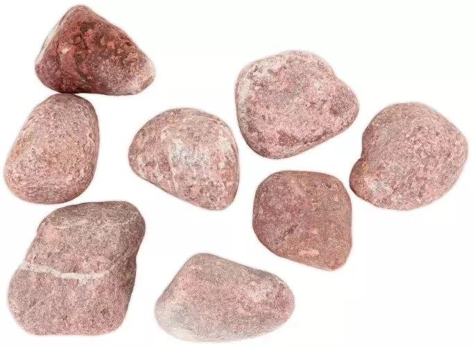 Kamienie kruszone tumbled red 30-50 mm