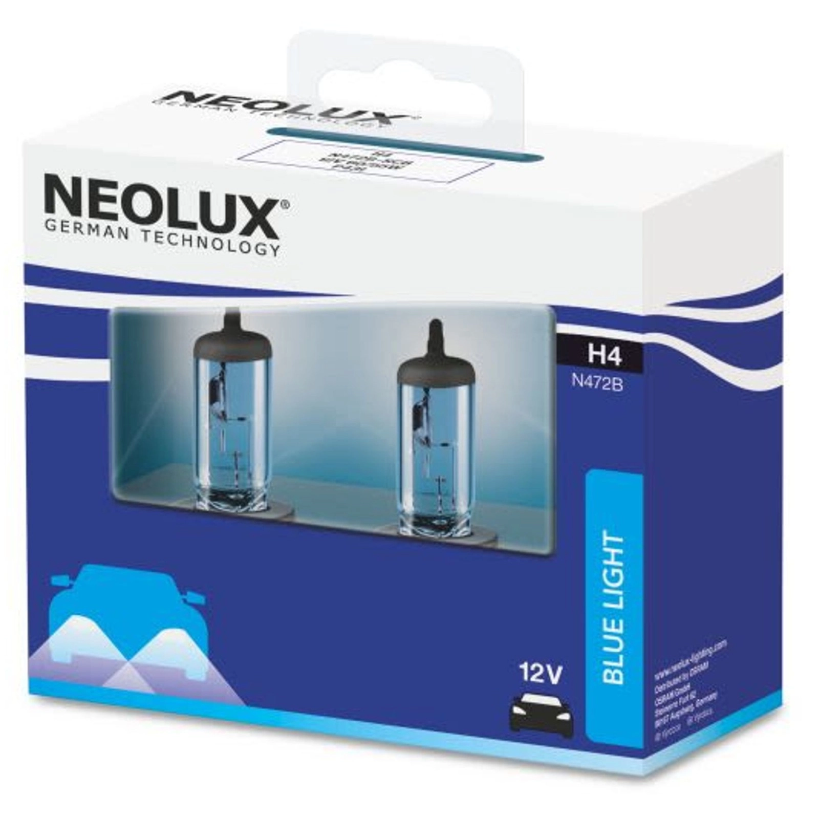 NEOLUX BLUE LIGHT H4 12 V