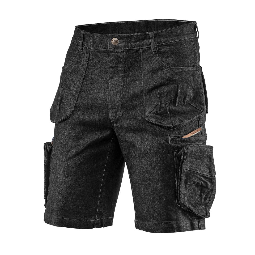 DENIM work shorts  black  size M
