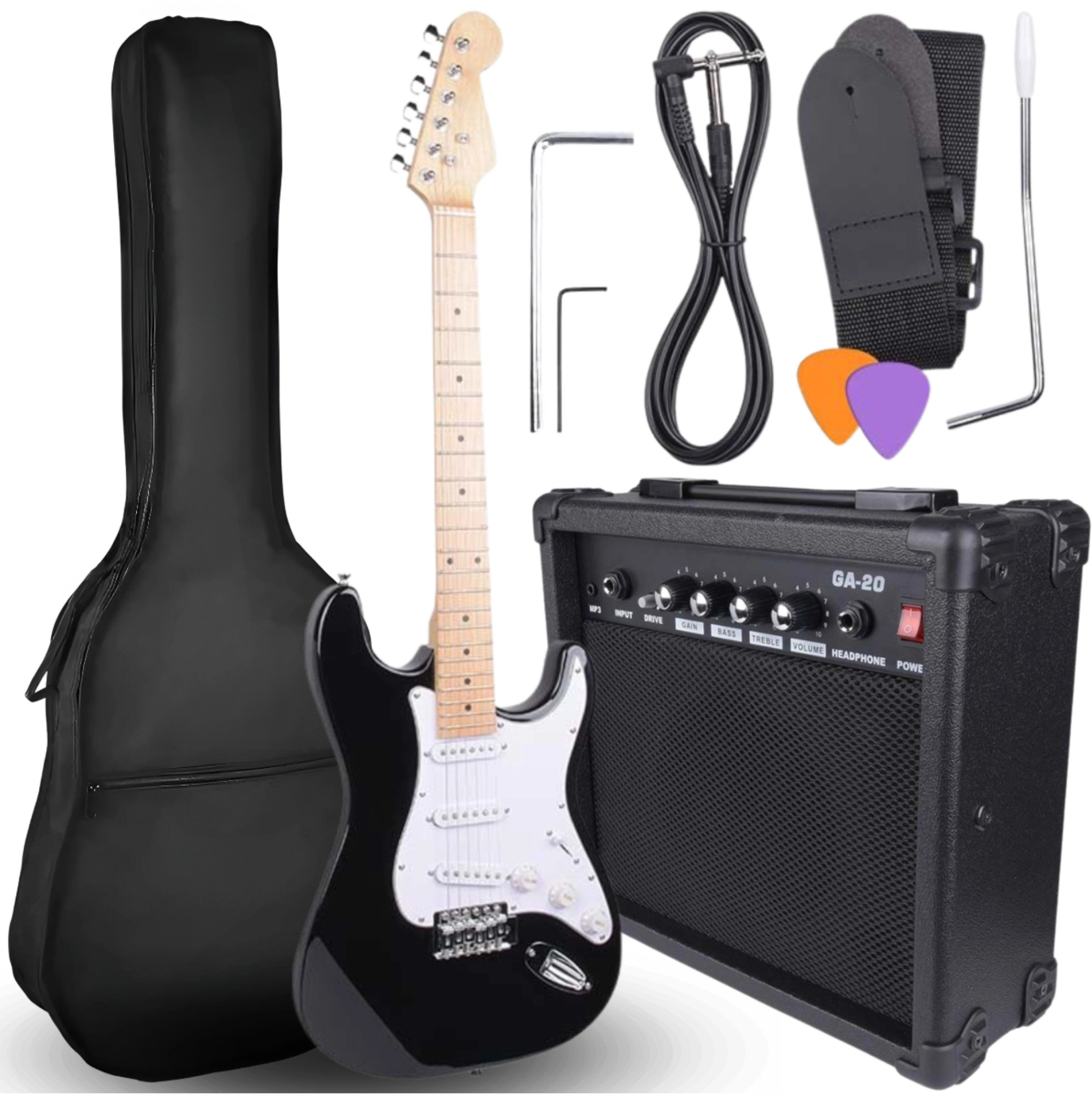 NN EG SET BK guitar set