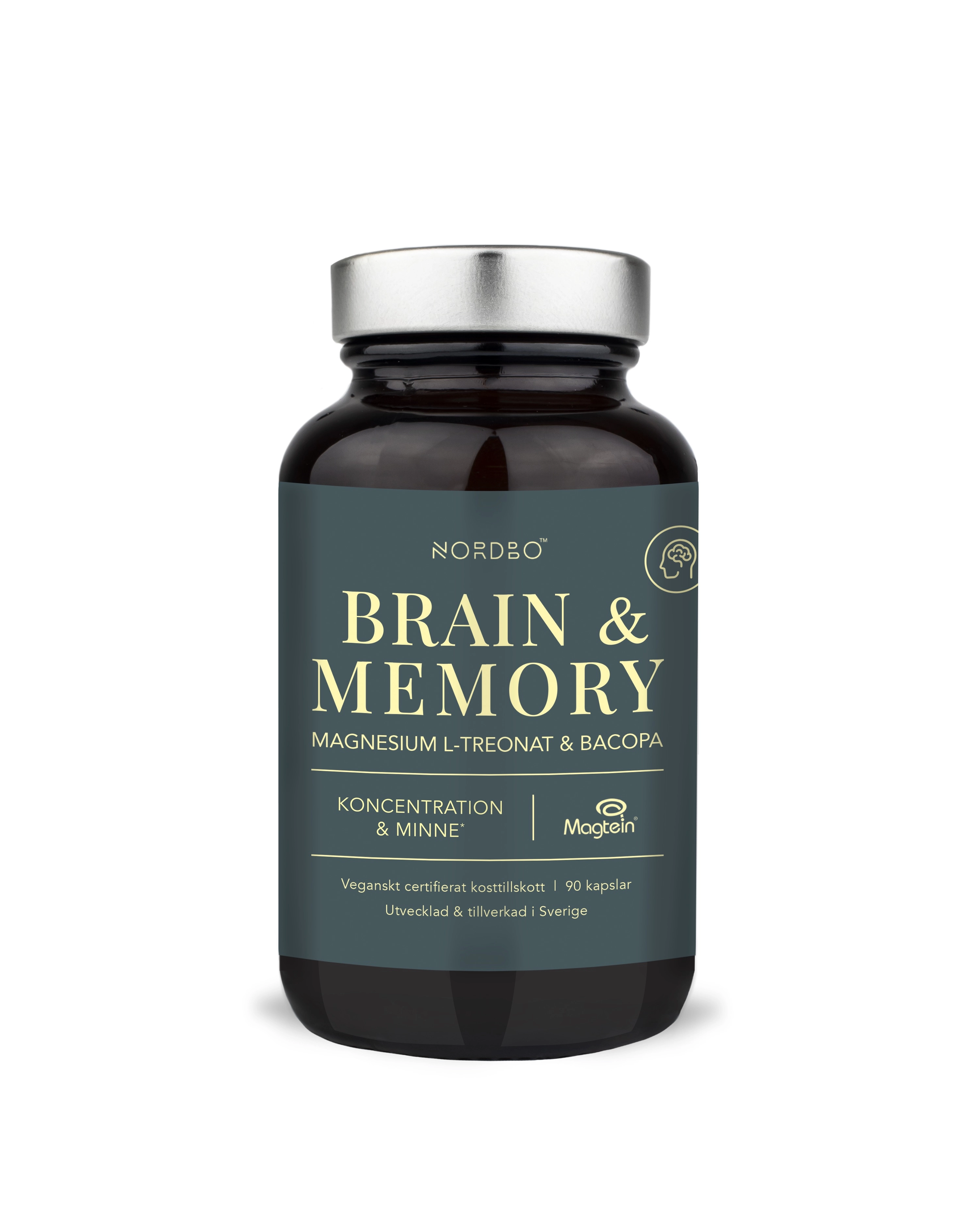 Nordbo Vegan Brain Memory Magnesium –