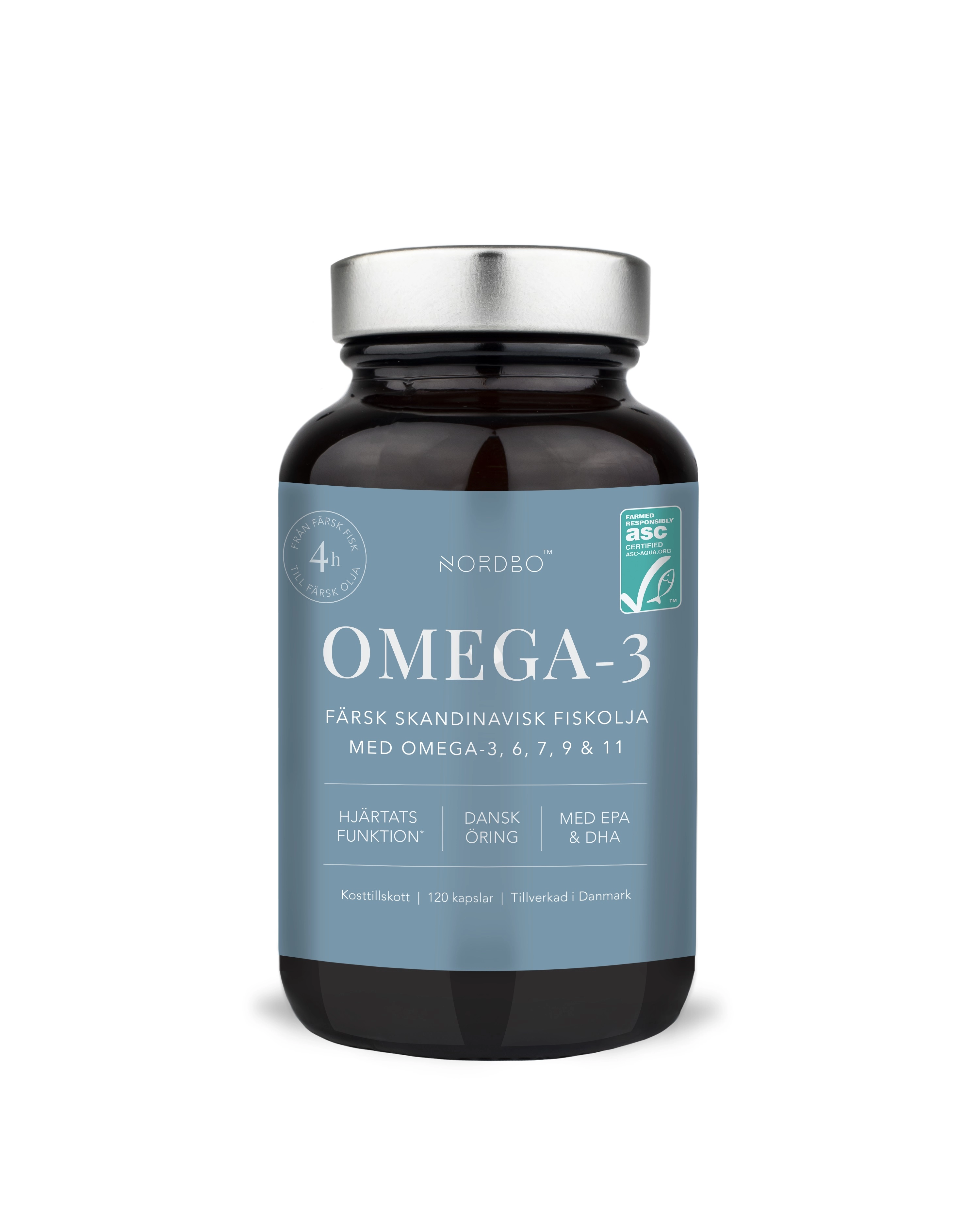 NORDBO - Omega-3 ASC 120 Capsules