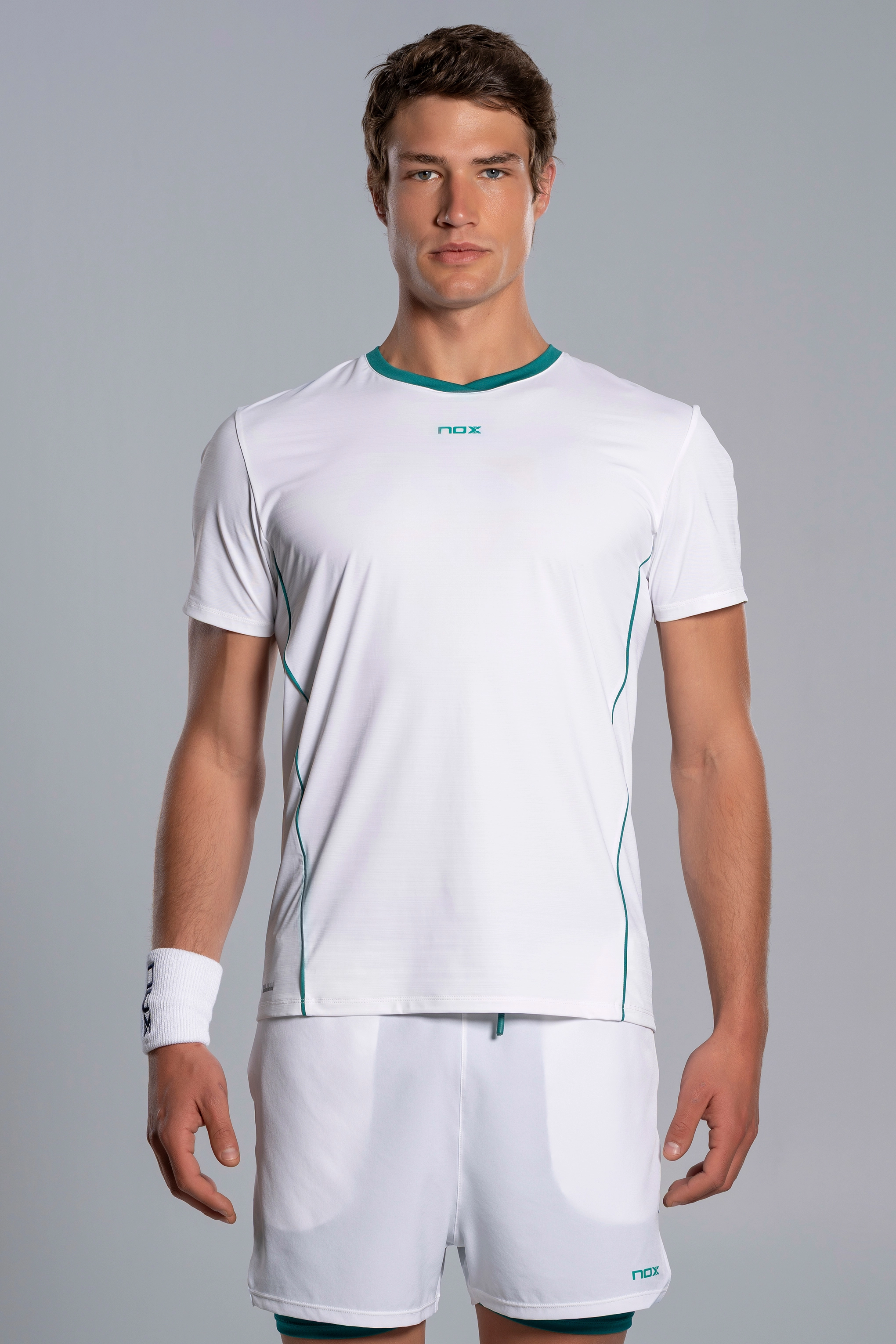 White NOX Pro Men`s T-Shirt (L)