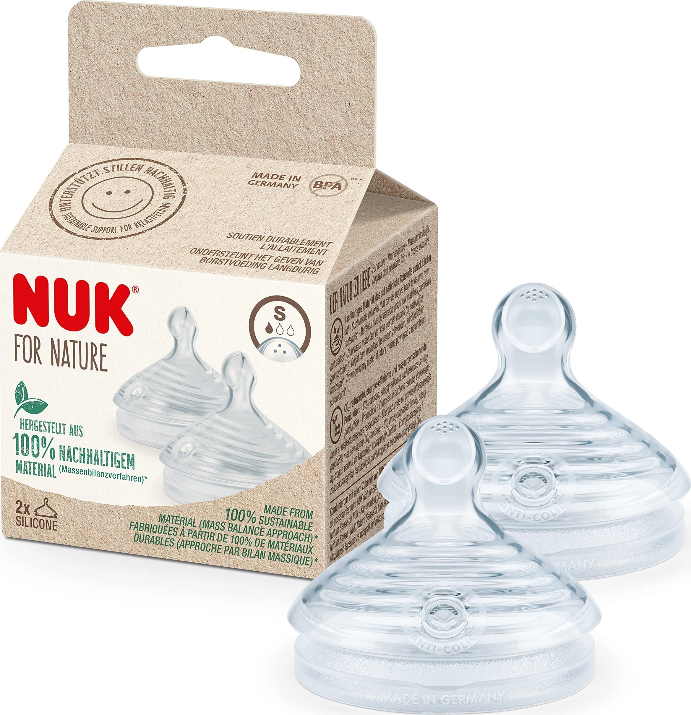 NUK NUK SHOES pacifier 2EL S