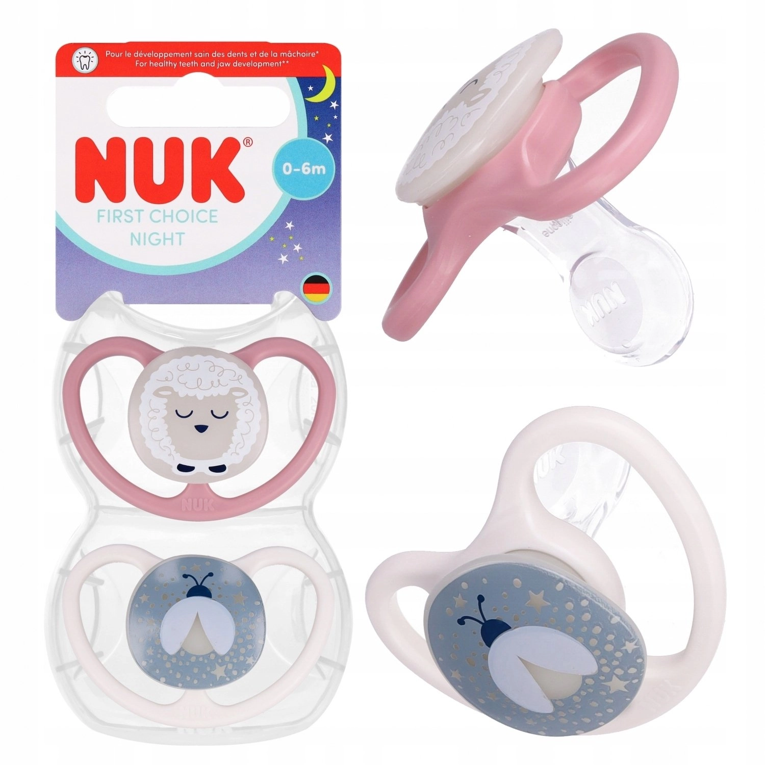 NUK NUK Pacifier USP 2EL 0-6M
