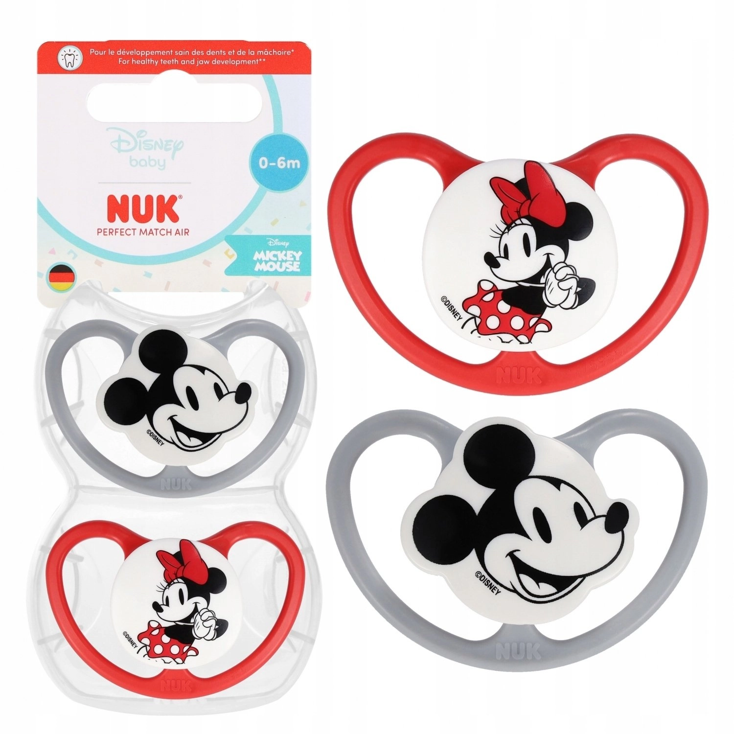 NUK NUK Pacifier USP 2EL 0-6M