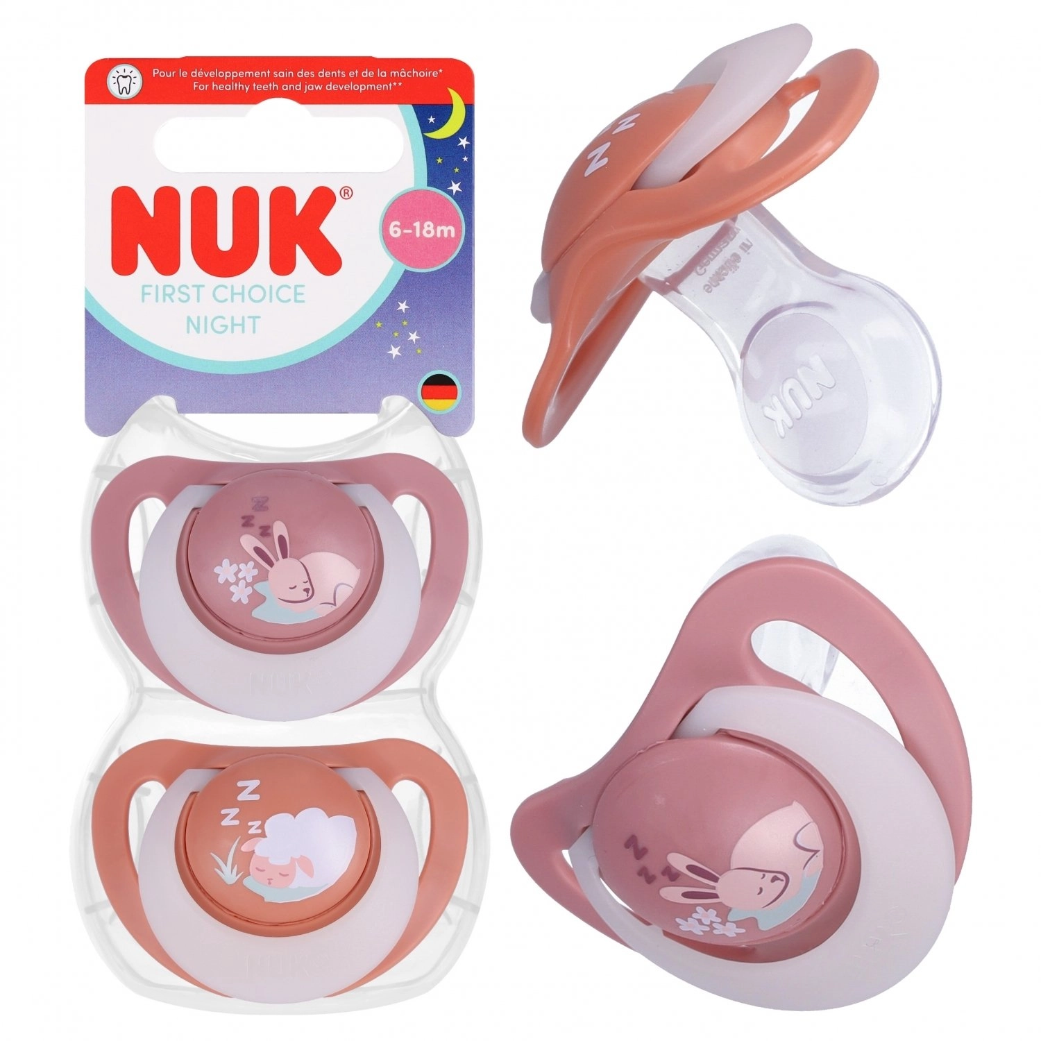 NUK NUK Pacifier USP 2EL 6-18M