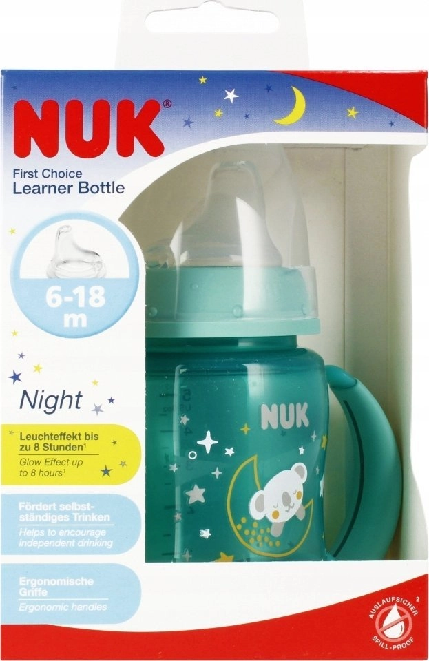 NUK BOTTLE 150ML WITH HANDLE 6M