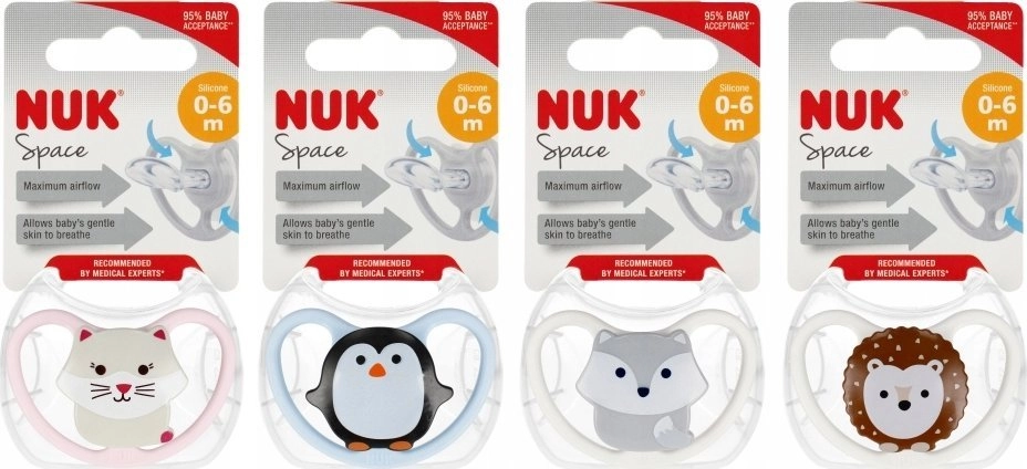NUK NUK SMOCZEK USP 0-6 SPACE