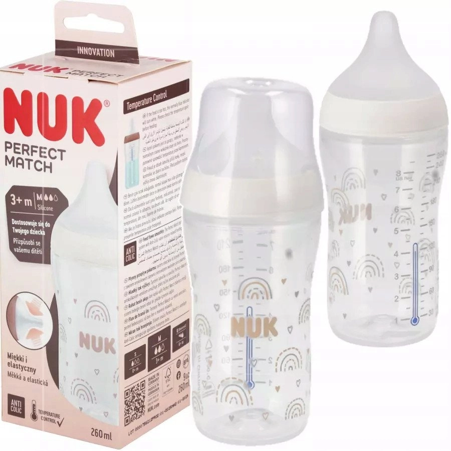 NUK BUTELKA PP 260ML SIL SM