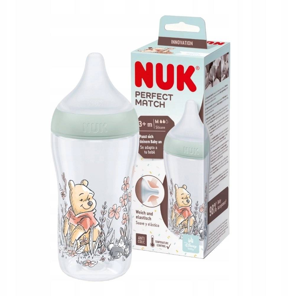NUK NUK BOTTLE PP 260ML SIL