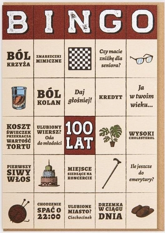 Birthday Pass - Bingo 100 years