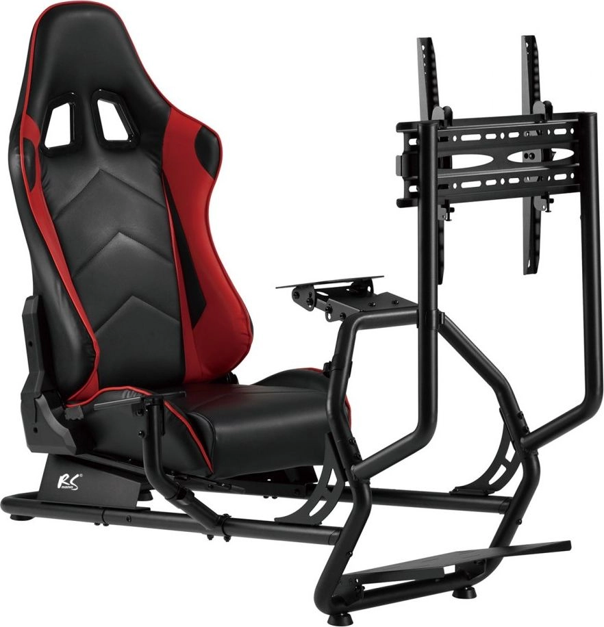 Stand with seat for racing steering