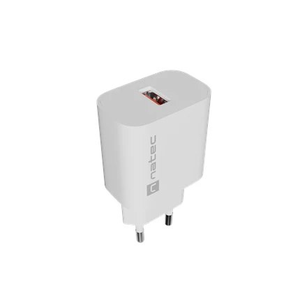 Natec Ribera 18W USB-A biaÅa AZNATUL00000028