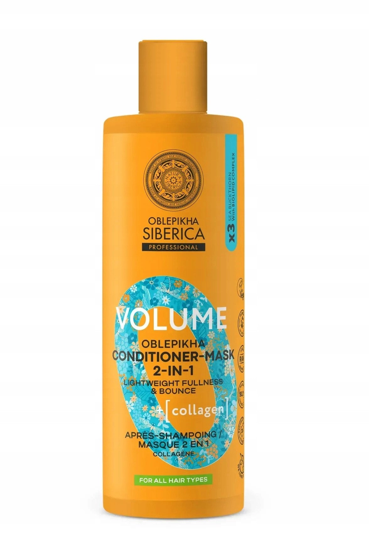 SIBERICA PROFESSIONAL_Oblepikha Volume Conditioner-Mask 2in1 conditioner